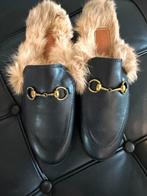 Gucci fur leather loafers mt 40 NIEUW, Kleding | Dames, Schoenen, Ophalen of Verzenden, Nieuw, Zwart, Instappers