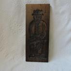 Koekplank 33 cm speculaasplank jager man met hond, Ophalen of Verzenden