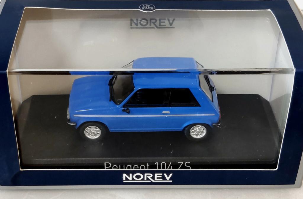 Peugeot 104 ZS 1979 Ibis Blauw schaal 1/43 NOREV ref: 471404, Hobby en Vrije tijd, Modelauto's | 1:43, Verzenden, Nieuw, Auto