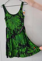 NIEUW Desigual zomerjurk maat S, say something nice groen, Nieuw, Ophalen of Verzenden, Boven de knie, Groen