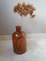 Vaas kleur bruin/oranje hoogte 27 cm, Huis en Inrichting, Woonaccessoires | Vazen, Oranje, Ophalen of Verzenden, Minder dan 50 cm