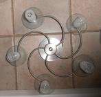 plafondlamp, Ophalen of Verzenden, Gebruikt, Glas