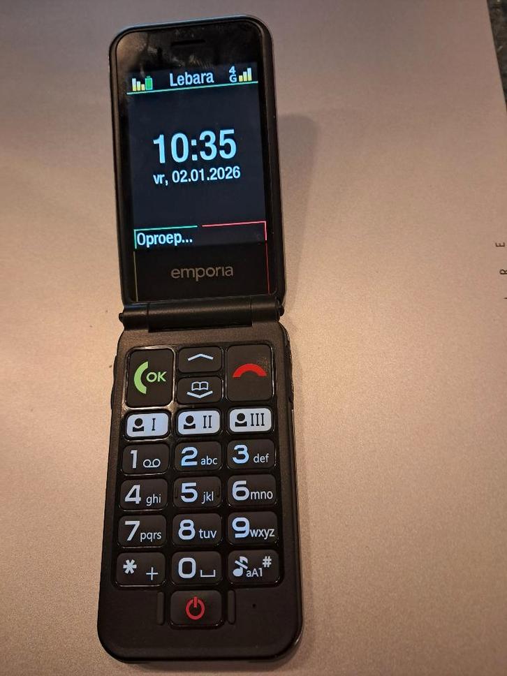 inklapmodel mobiele telefoon, Emporia Joy-LTE, Telecommunicatie, Mobiele telefoons | Overige merken, Nieuw, Zonder abonnement