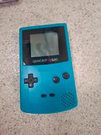 Turquoise Game Boy Color + Games & Tas, Spelcomputers en Games, Spelcomputers | Nintendo Game Boy, Ophalen, Gebruikt, Game Boy Color