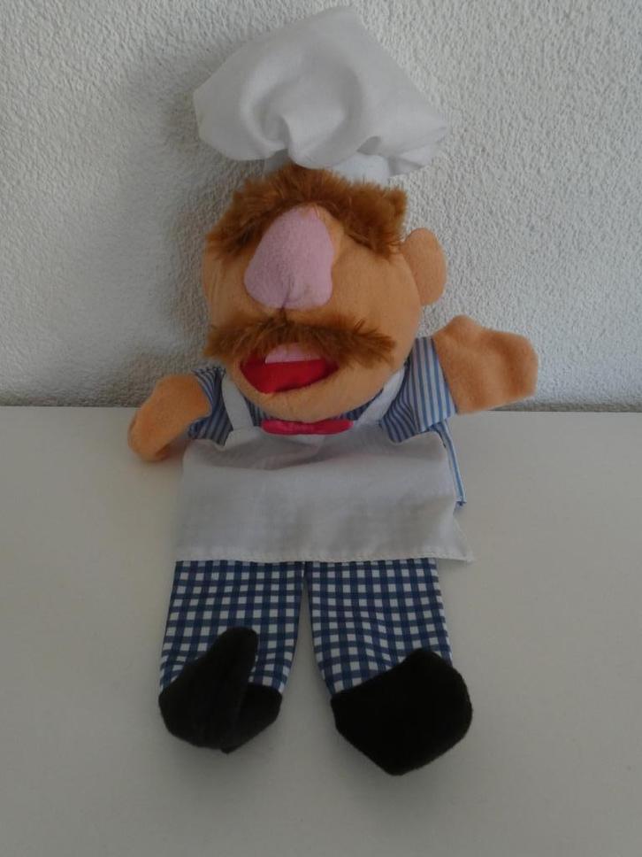 AH Muppet handpop Swedisch Chef, Verzamelen, Poppetjes en Figuurtjes, Gebruikt, Ophalen of Verzenden