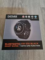 Denver Bluetooth Smart Watch SW-510 Black, GPS, Zwart, Nieuw, Ophalen of Verzenden