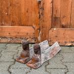 Haardbokken vuurbokken openhaard bokken metaal SET PRIJS, Ophalen of Verzenden