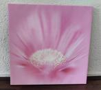 Roze bloem afbeelding 40x40 cm, Ophalen of Verzenden, Zo goed als nieuw