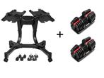 Verstelbare dumbbells incl stand 5-40KG - NIEUW model, Sport en Fitness, Fitnessmaterialen, Ophalen, Nieuw, Benen, Dumbbell