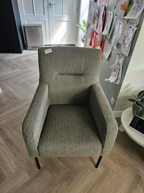 Groene fauteuil | Nieuw!, Huis en Inrichting, Fauteuils, Nieuw, 50 tot 75 cm, Ophalen