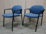 Set Ahrend 320 stoelen ( vergaderstoel / ontvangststoel ), Blauw, Twee, Gebruikt, Ophalen of Verzenden