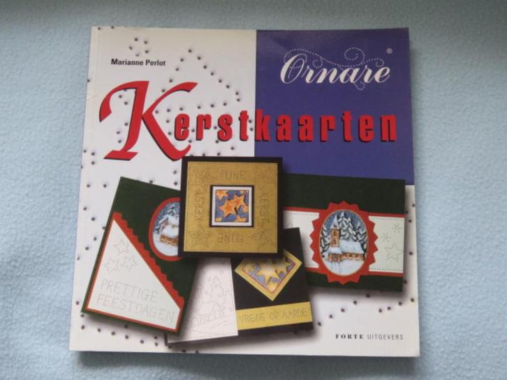 Boekje: Ornare Kerstkaarten prikken door Marianne Perlot, Hobby en Vrije tijd, Kaarten | Zelf maken, Zo goed als nieuw, Overige typen