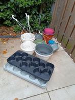 Allemaal bakken voor in de tuin, Kunststof, Gebruikt, Rond, Ophalen of Verzenden