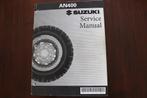 SUZUKI AN400 2006 service manual, Motoren, Handleidingen en Instructieboekjes, Suzuki