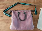 Gaps leren schoudertas lila/ blauw, Ophalen of Verzenden, Blauw, Schoudertasje