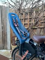 Yepp Fietsstoeltje Achter + Adapter + Regenhoes, Ophalen, Gebruikt, Achterzitje, Voetsteuntjes