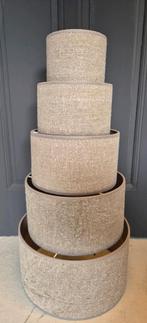 Shabbykappen 15cm.20cm.25cm30cm.35cm, Crème, ., Rond, Nieuw