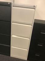 Dossierkast / hangmapladenkast 4 laden grijs (gebruikt), Minder dan 50 cm, Gebruikt, 100 tot 150 cm, Ophalen of Verzenden