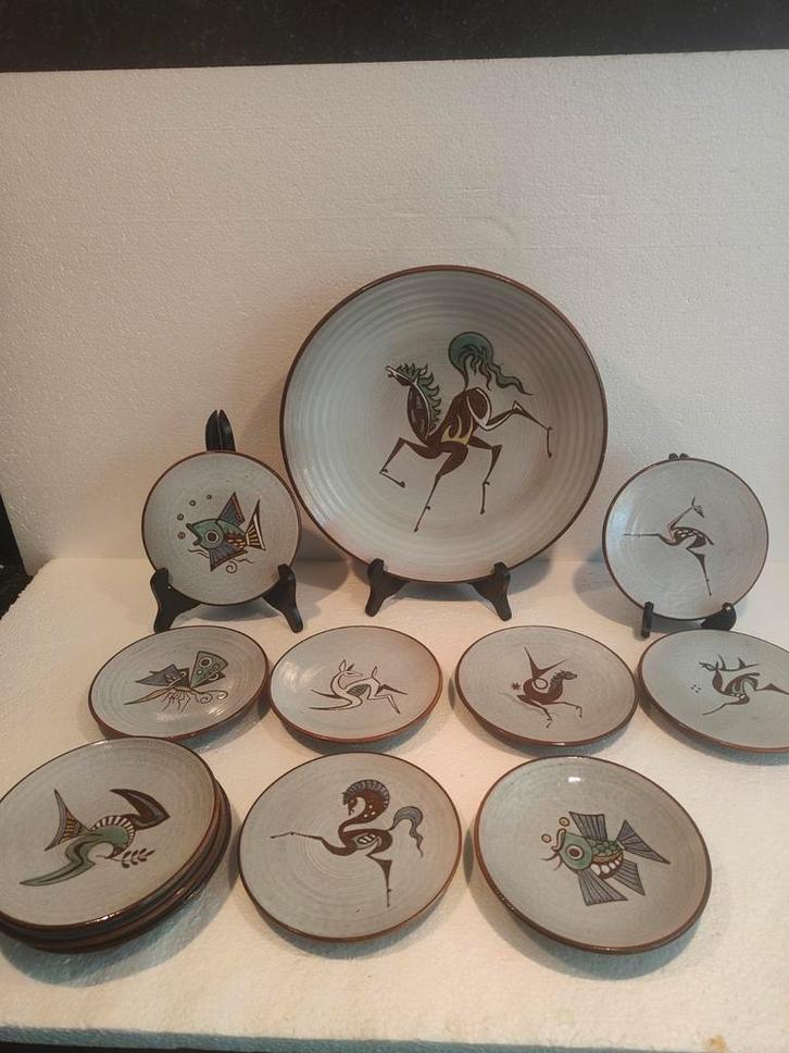 keramiek Fabriek: Ambacht Haalderen AMHA servies, Antiek en Kunst, Antiek | Keramiek en Aardewerk, Verzenden