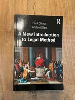 Nieuw Introduction to Legal Method - Cliteur & Ellian, Ophalen of Verzenden, Alpha, Nieuw, WO
