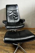🇳🇴 Stressles fauteuil  incl hocker 🇳🇴, Huis en Inrichting, Fauteuils, Ophalen of Verzenden, 75 tot 100 cm, Zo goed als nieuw