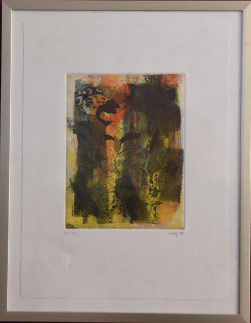 '' Dansende Vrouw '', Antiek en Kunst, Kunst | Litho's en Zeefdrukken, Ophalen of Verzenden