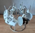 Mokkenstandaard met 6 vlinder bekers, Ophalen, Zo goed als nieuw