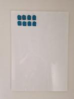 Magneetbord met magnetische klemmen – 50 x 70 cm – €5, Ophalen, Gebruikt, Magneetbord