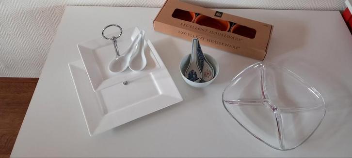 Nieuwe Serveerschaaltjes, Huis en Inrichting, Keuken | Servies, Nieuw, Schaal of Schalen, Porselein, Ophalen