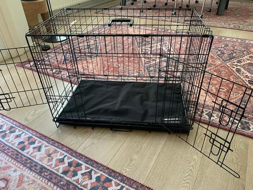 Adori Premium Bench 2-Deurs Zwart - Hondenbench, Dieren en Toebehoren, Hondenbenches, Zo goed als nieuw, Ophalen of Verzenden