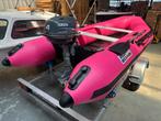 Zeer mooie roze Aquaparx rubberboot incl 4 pk 4 takt Yamaha, Ophalen of Verzenden, Aquaparx, Aqua@park.nl, Aqua