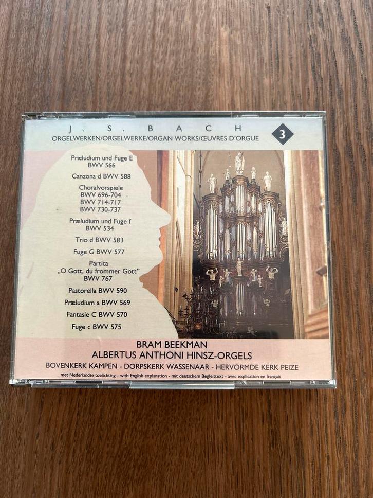 J.S. Bach - Orgelwerken - Bram Beekman, Cd's en Dvd's, Cd's | Religie en Gospel, Zo goed als nieuw, Koren of Klassiek, Boxset