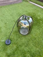 Grote lamp met glazen kap, Ophalen, Gebruikt, Glas, 100 tot 150 cm