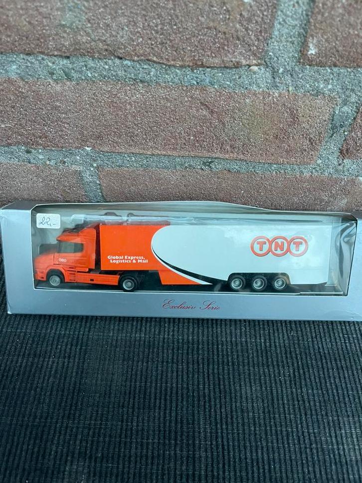 1:87 HERPA SCANIA TORPEDO TNT, Hobby en Vrije tijd, Modelauto's | 1:87, Zo goed als nieuw, Bus of Vrachtwagen, Ophalen of Verzenden