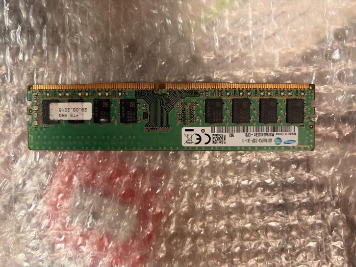 Samsung 4GB DDR4-2133 UDIMM, Computers en Software, RAM geheugen, Gebruikt, Desktop, 4 GB, DDR4, Ophalen of Verzenden