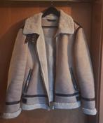 Stoere jas suède en teddy, Kleding | Dames, Maat 38/40 (M), Bruin, Zara, Nieuw