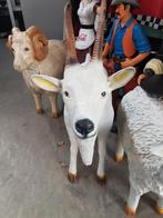 Decoratie beeld Geit 78 cm hoog, Tuin en Terras, Tuinbeelden, Ophalen, Nieuw, Kunststof