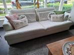 3-zitsbank wit echt leder, Huis en Inrichting, Banken | Bankstellen, Ophalen, 100 tot 125 cm, Driepersoons, Leer