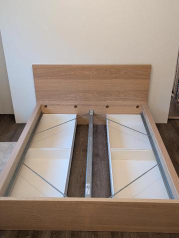 IKEA MALM bedframe 160x200 met 4 lades – eiken - afbeelding 1