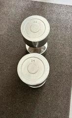 Set cromen dumbells 24 kilo, Sport en Fitness, Fitnessmaterialen, Ophalen of Verzenden, Zo goed als nieuw, Dumbbell