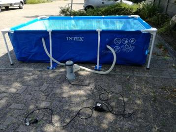 Intex Zwembad 2.00 x 3.00 x 75 cm.  Incl. Pomp  Z.g.a.n. beschikbaar voor biedingen