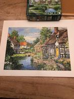 Falcon legpuzzels “Riverside cottages”, Ophalen of Verzenden, 500 t/m 1500 stukjes, Zo goed als nieuw