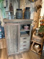 Stoere driftwood kast met schuifdeur, Ophalen, Breda, Nvt, Nieuw