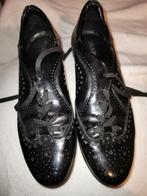 Maripe leren veterschoen zwart ZGAN!! MT 37, Zwart, Ophalen of Verzenden, Sneakers of Gympen, Zo goed als nieuw