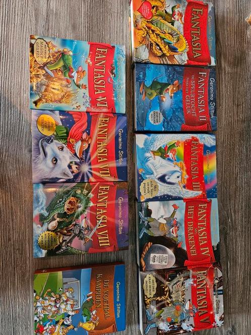 9 boeken geronimo stilton, Boeken, Humor, Zo goed als nieuw, Ophalen