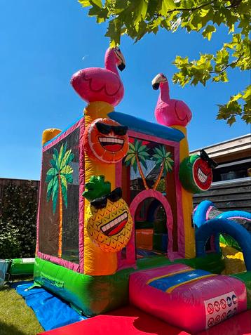 Te huur: Mini met slide Flamingo beschikbaar voor biedingen