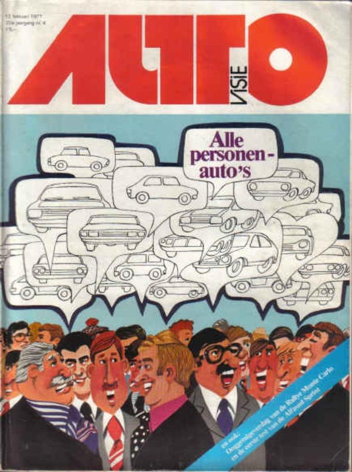 Autovisie 4 1977 : Alfa Romeo Alfasud Sprint  - Alle auto's, Boeken, Auto's | Folders en Tijdschriften, Gelezen, Algemeen, Ophalen of Verzenden