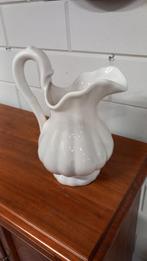 Witte Aardewerk Kan, Gebruikt, Wit, Aardewerk of Porselein, Ophalen of Verzenden