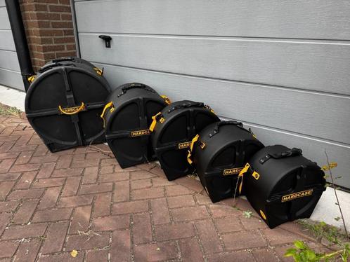 Hardcase Drumset cases- als nieuw!, Muziek en Instrumenten, Drumstellen en Slagwerk, Zo goed als nieuw, Overige merken, Ophalen