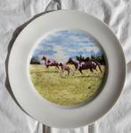 Wiebe van der Zee Bordje met Bonte Paarden, Ophalen of Verzenden, Porselein, Overige stijlen, Bord(en)